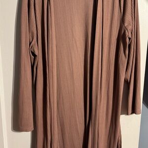 Maurices lavender Ribbed Cardigan